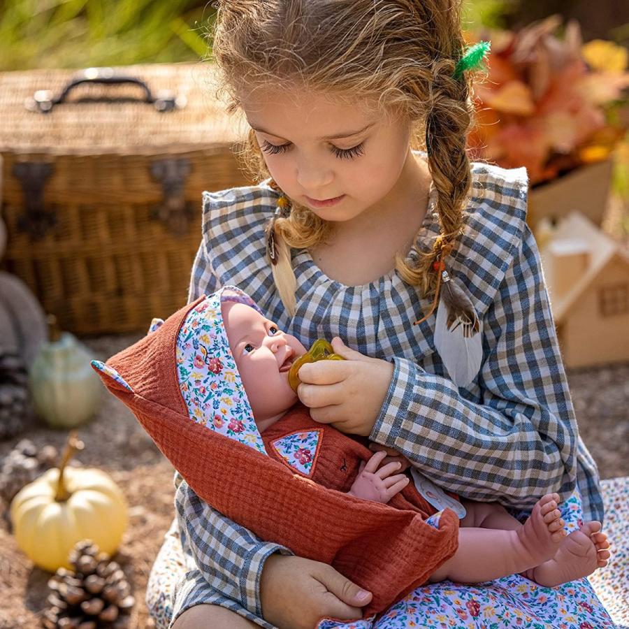 ジェーシートイズ 赤ちゃん おままごと 18792 JC Toys - La Newborn Nature Collection| 15.5\" Softの画像