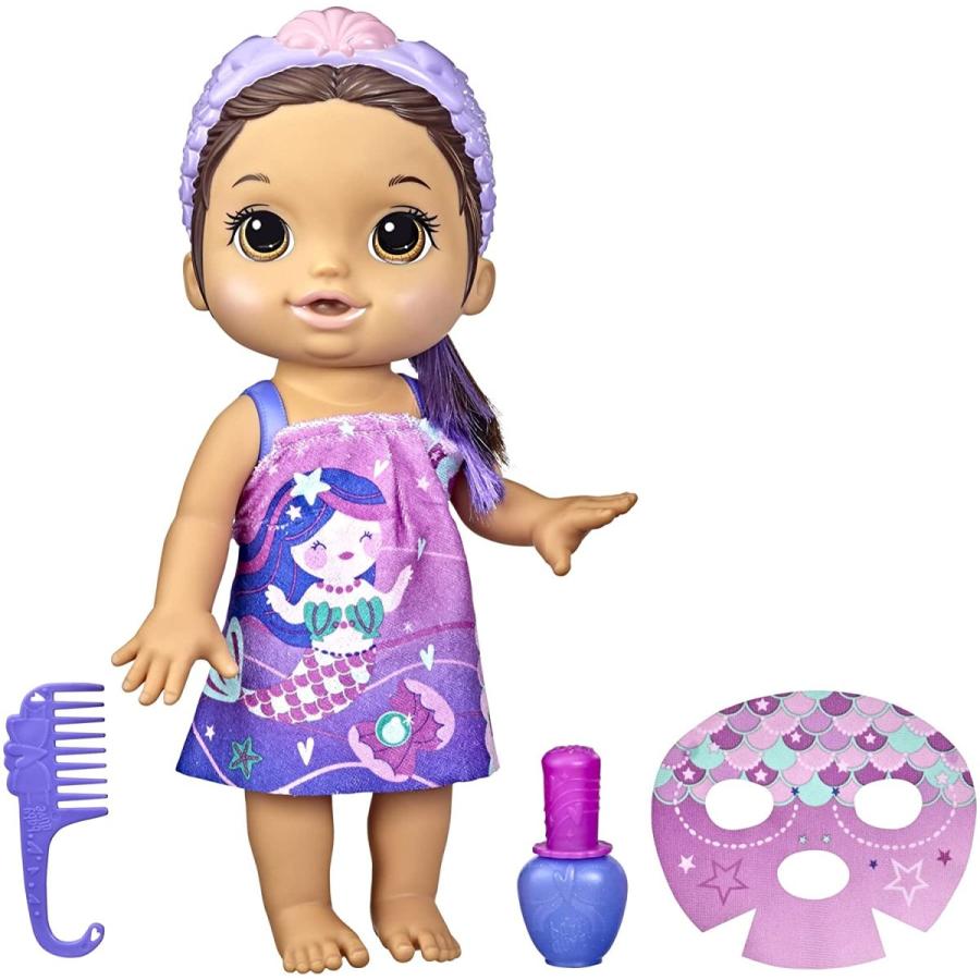 ベビーアライブ 赤ちゃん おままごと F3565 Baby Alive Glam Spa Baby Doll， Mermaid， Makeup Toy fo
