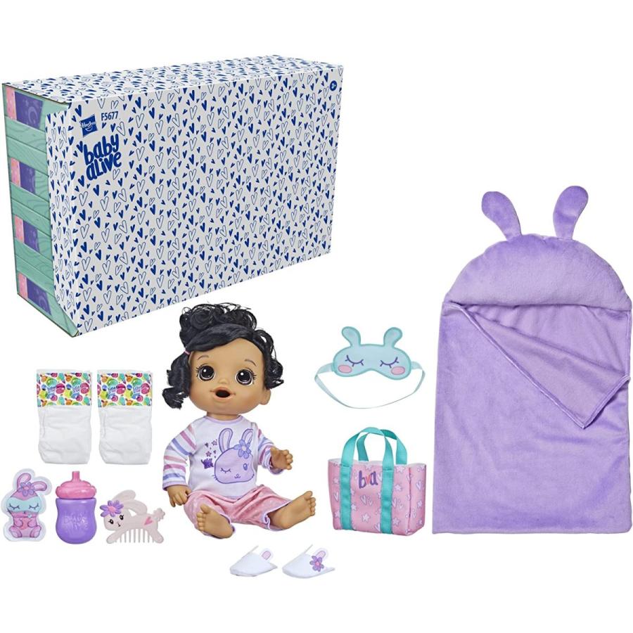 ベビーアライブ 赤ちゃん おままごと F5677 Baby Alive Bunny Sleepover Baby Doll, Bedtime-Themedの画像