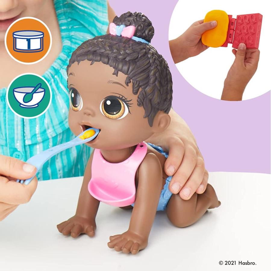 ベビーアライブ 赤ちゃん おままごと F2619FF2 Baby Alive Lil Snacks Doll, Eats and Poops,  Snack-