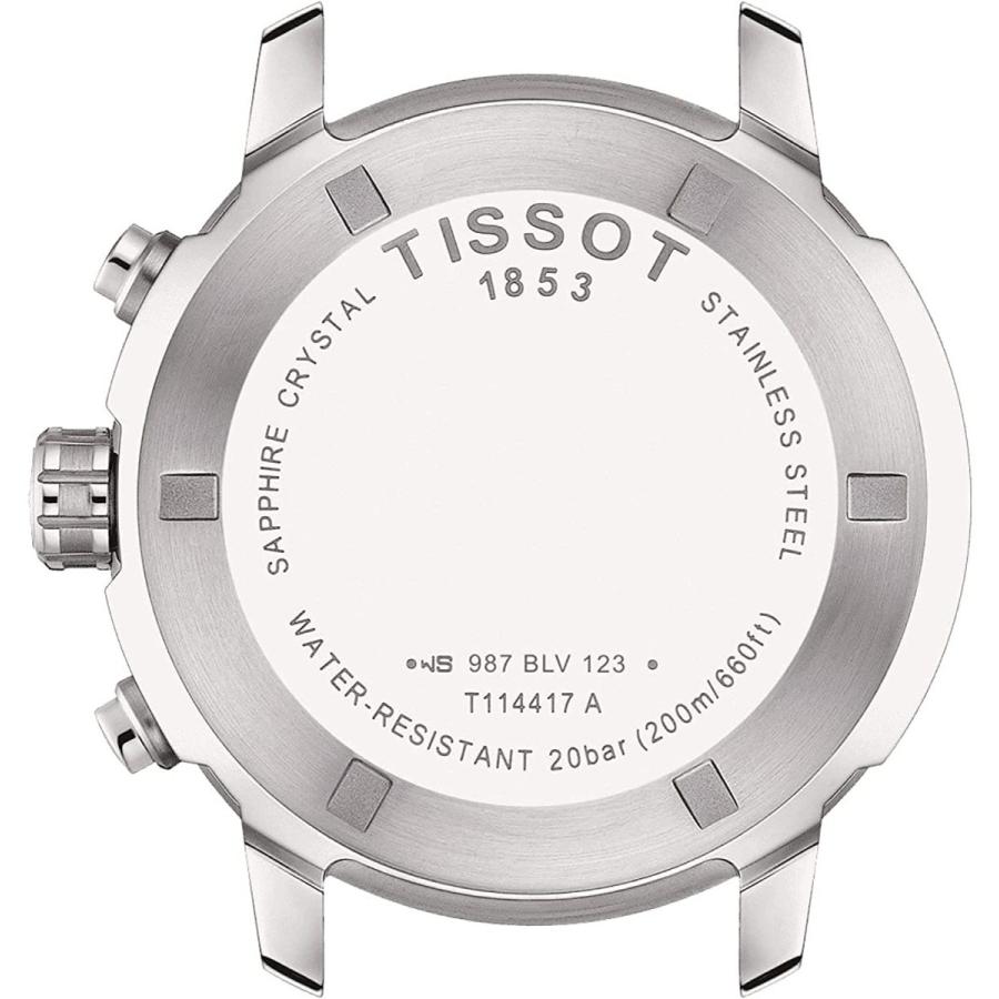 腕時計 ティソ メンズ T1144171104700 Tissot Men's PRC 200 Gent Chr Qua 316L Stainless Steel case Swissの画像