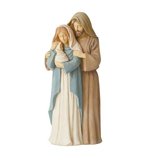 エネスコ Enesco 置物 インテリア 6011546 Enesco Foundations Holy Family Masterpiece Figurine， 12 Inc