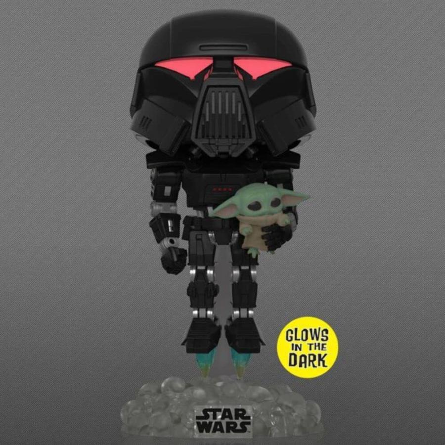 ファンコ FUNKO フィギュア 58286 Pop Vinyl - Star Wars - Dark Trooper with Grogu 488の画像