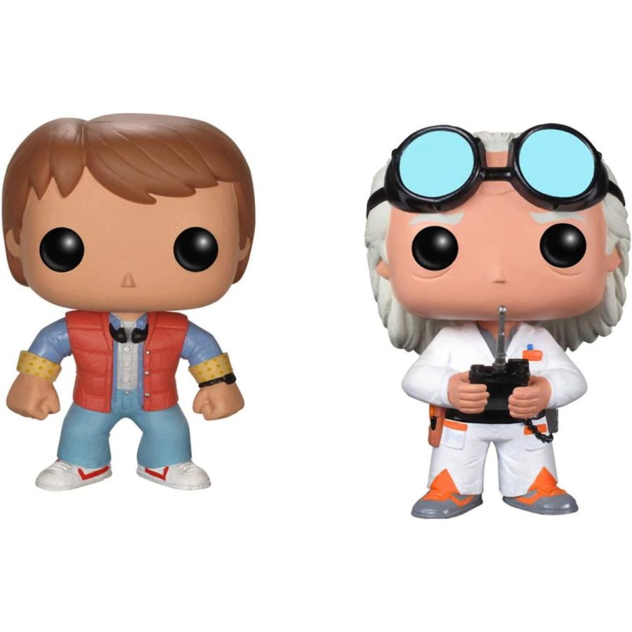 ファンコ FUNKO フィギュア 112 Funko Back to The Future Pop! Movie Doc Emmet Brown & Marty McFly Vinyl