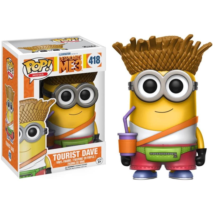 ファンコ FUNKO フィギュア 13426 Funko POP Movies Despicable Me 3 Tourist Dave Action Figure_1