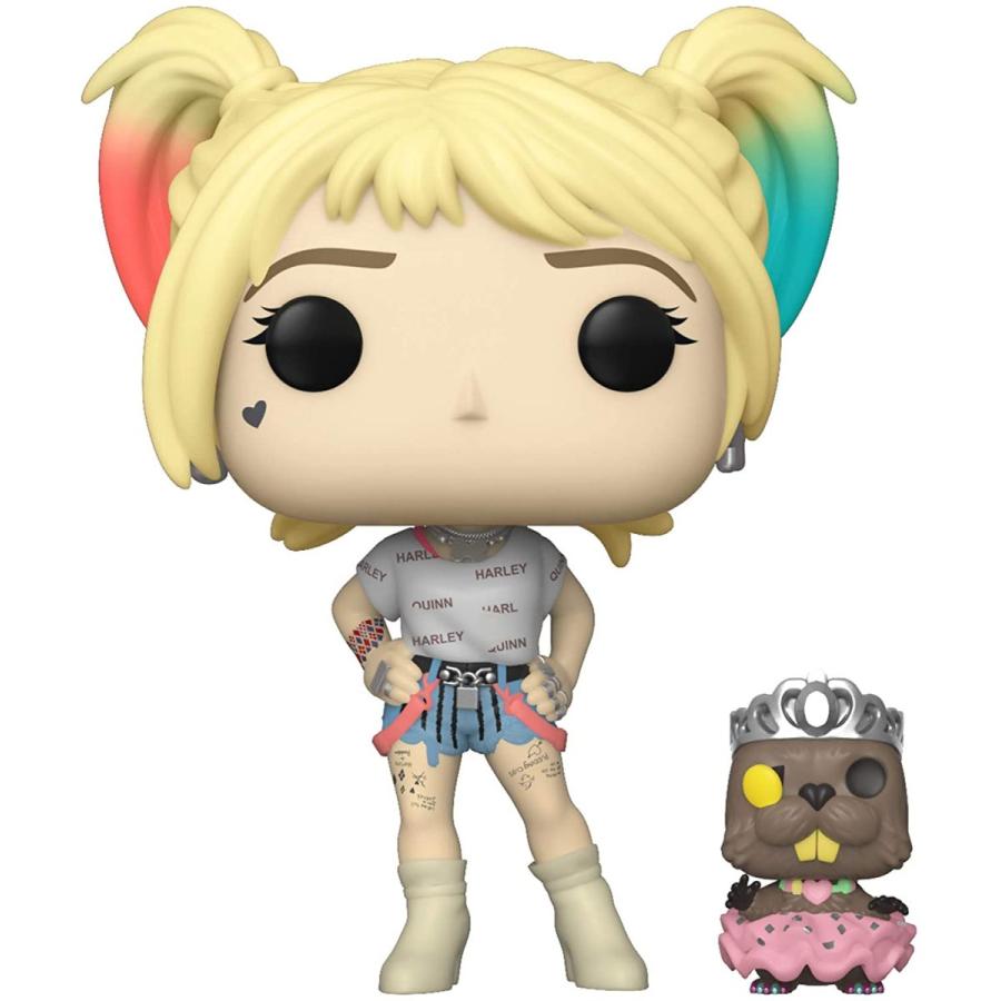 ファンコ FUNKO 図形 44378 Funko Pop! Heroes: Birds of Prey - Harley Quinn with Beaver, Multicol