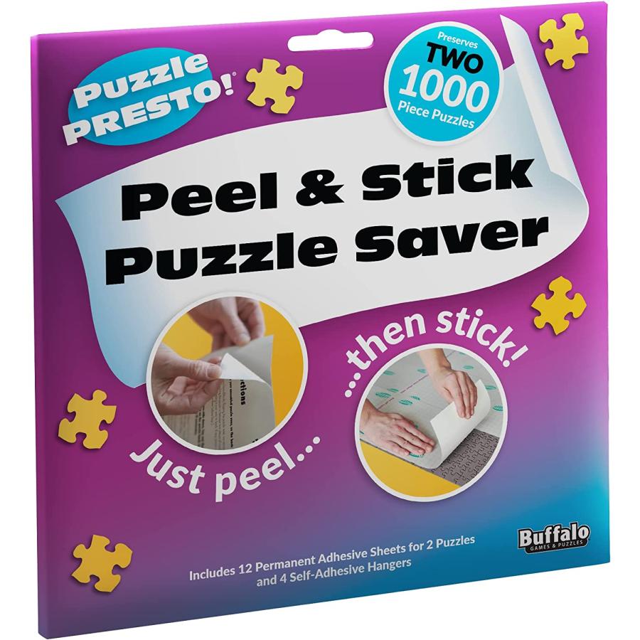 ジグソーパズル 海外製 アメリカ 9203 (2 Pack)Puzzle Presto! Peel & Stick Puzzle Saver: The Origin