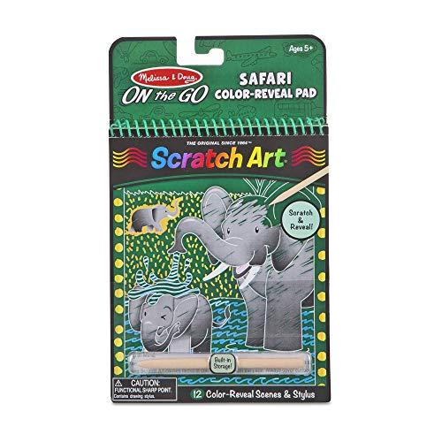 メリッサ&ダグ おもちゃ 知育玩具 9150 Melissa & Doug Safari Color-Reveal Scratch Art Pad