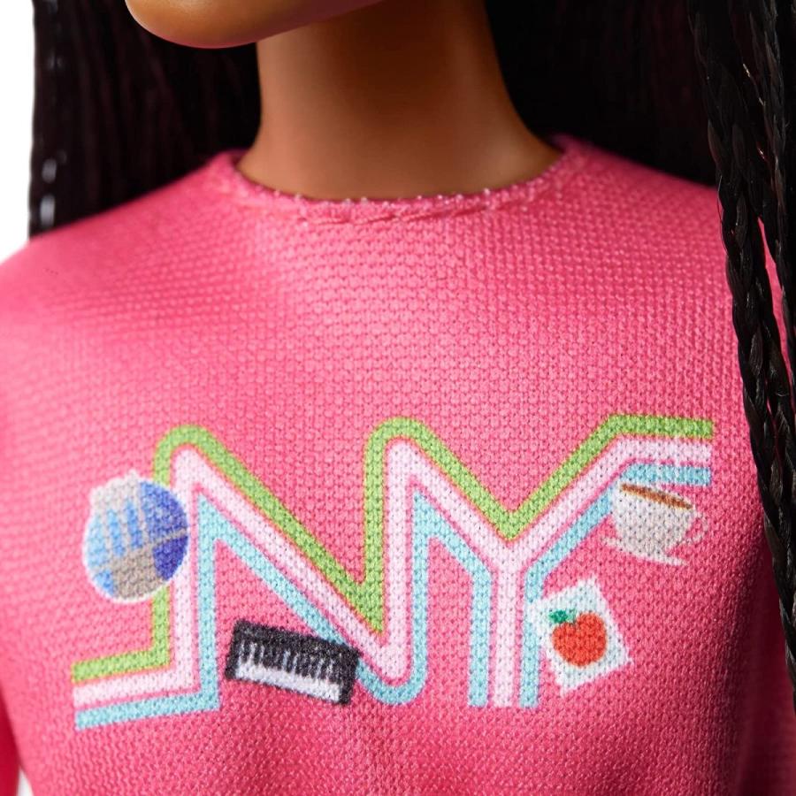 オンライン注文 バービー バービー人形 HGT14 Barbie It Takes Two Doll， Brooklyn Fashion Doll with Braided Hair， Pink