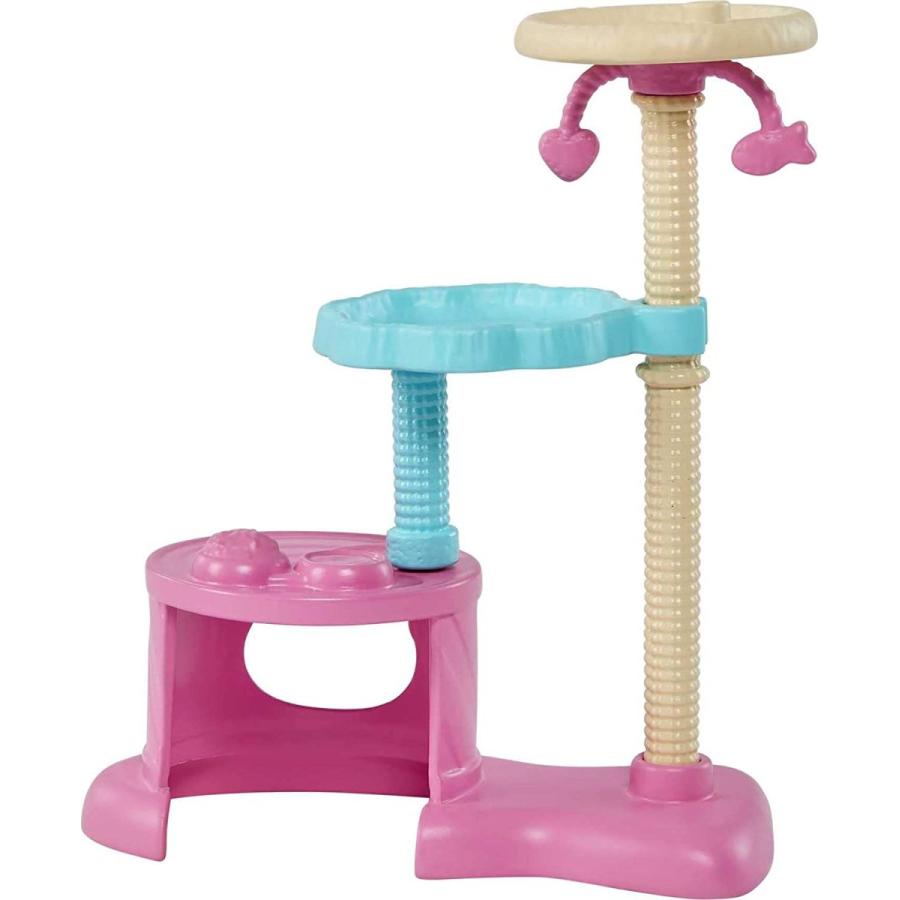 バービー バービー人形 HHB70 Barbie Kitty Condo Doll & Pets， Cat Tree Toy Playset with 5 Kitten Figur_4