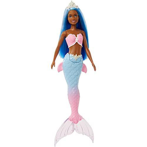 バービー バービー人形 HGR12 Barbie Dreamtopia Mermaid Doll with Blue Hair, Pink \u0026 Blue Ombre Tail \u0026