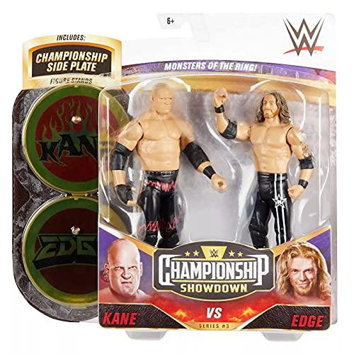 WWE フィギュア アメリカ直輸入 GVJ19 ?WWE Kane vs Edge Championship Showdown 2 Pack 6 in Action F