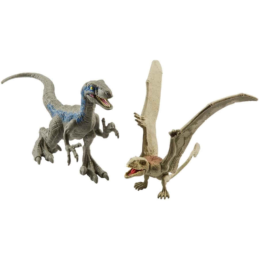 ジュラシックワールド JURASSIC WORLD おもちゃ FTT18 JURASSIC WORLD 2-PACK DINO #1 Velociraptor 