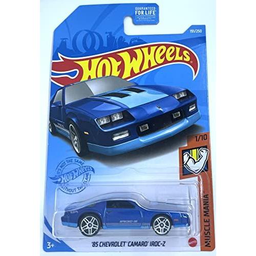 ホットウィール マテル ミニカー Hot Wheels - '85 Chevrolet Camaro IROC-Z - Muscle Mania 1/10 [Blu