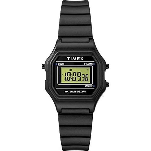 腕時計 タイメックス レディース TW2T48700 Timex Women's Digital Quartz Watch with Stainless Steel