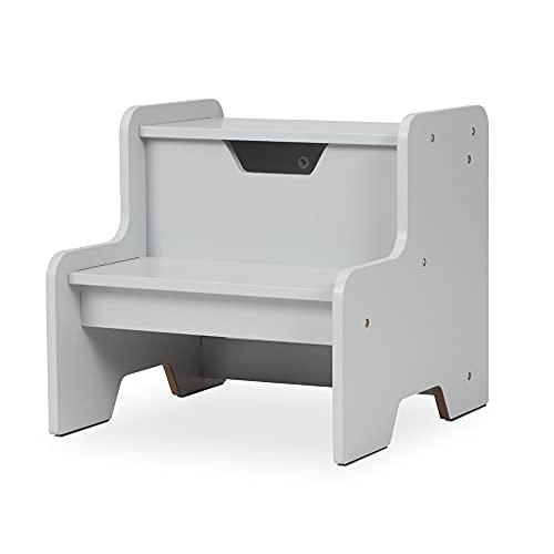 メリッサ&ダグ おもちゃ 知育玩具 30257 Melissa & Doug Kids Furniture Wooden Step Stool - Gray