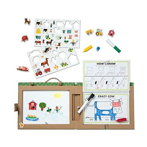 メリッサ&ダグ おもちゃ 知育玩具 31325 Melissa & Doug Natural Play: Play， Draw， Create Farm， Draw