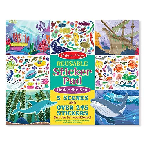 メリッサ&ダグ おもちゃ 知育玩具 30500 Melissa & Doug Reusable Sticker Activity Pad - Under The S