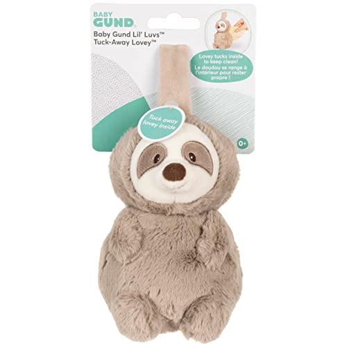 ガンド GUND ぬいぐるみ 6064125 GUND Baby Lil’ Luvs Tuck-Away Lovey, Reese Sloth, Ultra Soft Animal P ゲーム、おもちゃ-ぬいぐるみ-おもちゃ