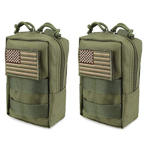 タクティカルポーチ ミリタリーポーチ サバイバルゲーム AMY-TG55503GR-MN-2P AMYIPO MOLLE