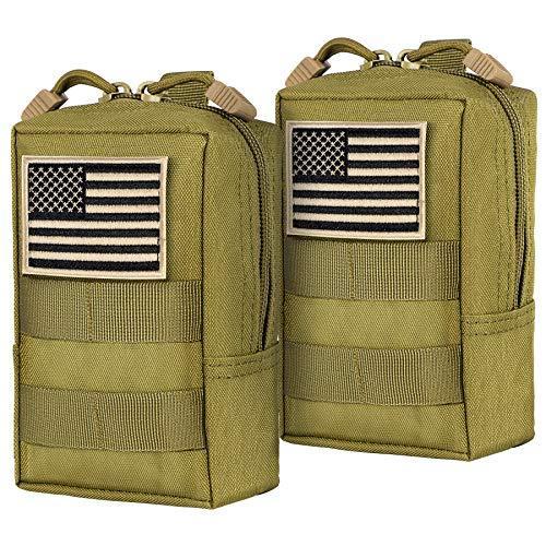 タクティカルポーチ ミリタリーポーチ サバイバルゲーム NEW035201806D IronSeals 2 Pack M