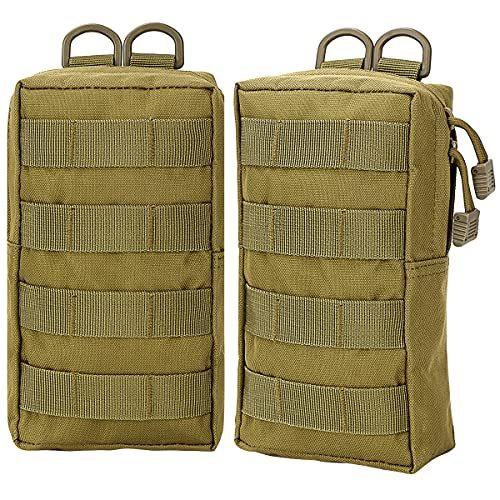 タクティカルポーチ ミリタリーポーチ サバイバルゲーム NEW053201807C IronSeals 2 Pack M