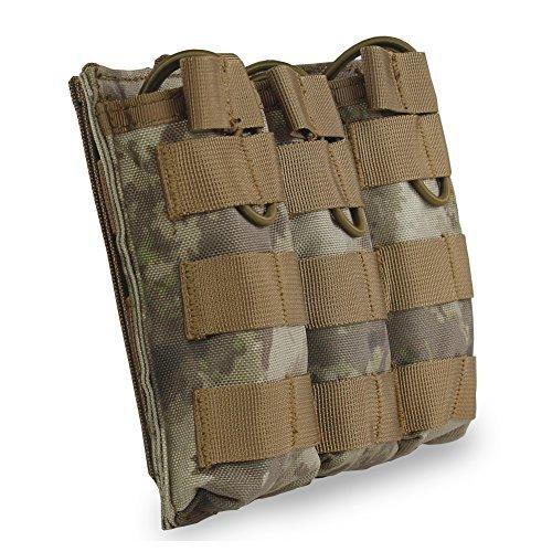 タクティカルポーチ ミリタリーポーチ サバイバルゲーム Tactical MOLLE Triple Open-Top M
