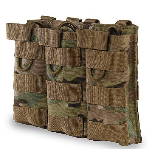 タクティカルポーチ ミリタリーポーチ サバイバルゲーム Tactical MOLLE Triple Open-Top M