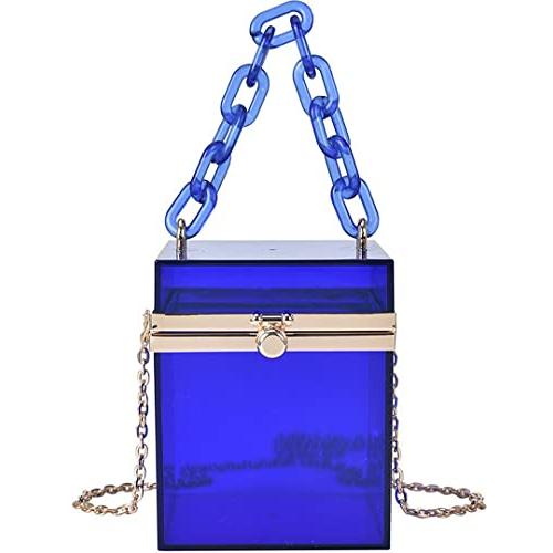 QZUnique ハンドバッグ カバン QZUnique Women's Cute Cube Shape Handbag Magic Shoulder Bag Clutch Bag W