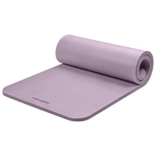 ヨガマット フィットネス 4433 Retrospec Solana Yoga Mat 1\" Thick with Nylon Strap for Men \u0026 Women -"