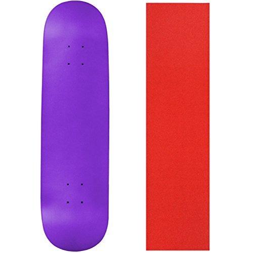 デッキ スケボー スケートボード Moose Blank Skateboard Deck - NEON Purple - 8.25