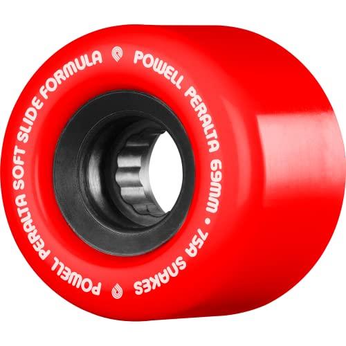 ウィール タイヤ スケボー Powell Peralta Snakes 69mm 75a Red/Black 