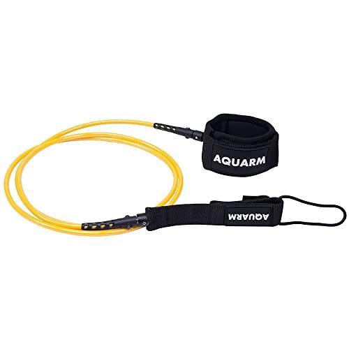 サーフィン リーシュコード マリンスポーツ Z07YL AQUARM Surfboard Leash 6/7/8/9 Feet Straight