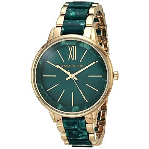 腕時計 アンクライン レディース AK/1412GNGB Anne Klein Women's Resin Bracelet Watch