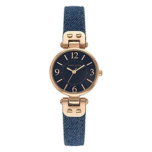 腕時計 アンクライン レディース 10/9442RGDM Anne Klein Women's Leather Strap Watch