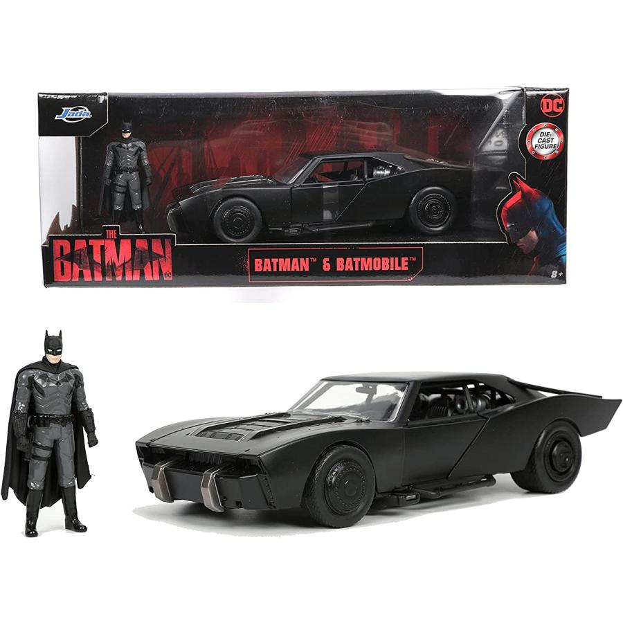 ジャダトイズ ミニカー ダイキャスト 253215010 Jada 253215010 Batmobile Car Metal， Black/Gunmeta