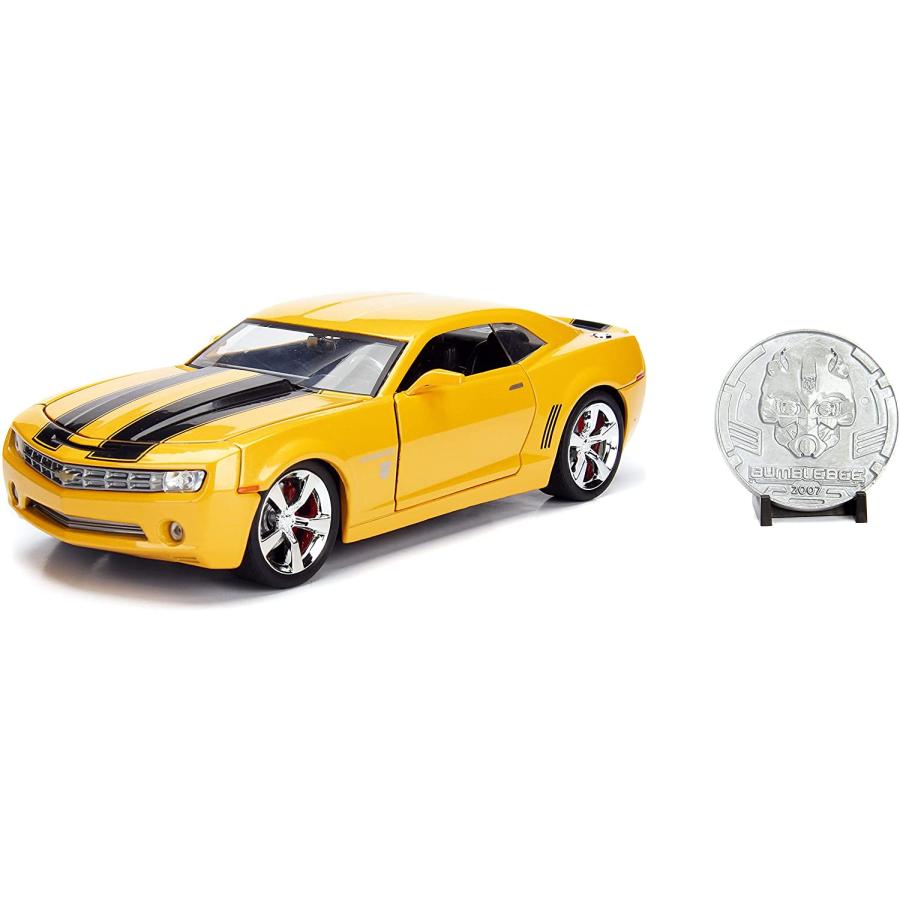 ジャダトイズ ミニカー ダイキャスト 98497 Jada Transformers 1:24 Bumblebee 2006 Chevy Camaro Di