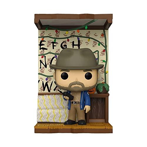 ファンコ FUNKO フィギュア 62290 Funko Pop! Deluxe: Stranger Things Build A Scene - Hopper， Amazon Exc