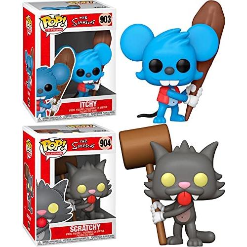 ファンコ FUNKO フィギュア A Cartoon Inside A Cartoon: Funko Pop! Television The Simpsons Bundle: Itch