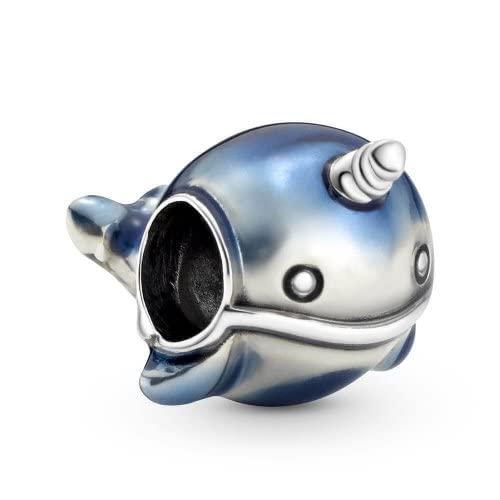 パンドラ ブレスレット チャーム 798965C01 PANDORA Narwhal Sterling Silver Charm with Transparent