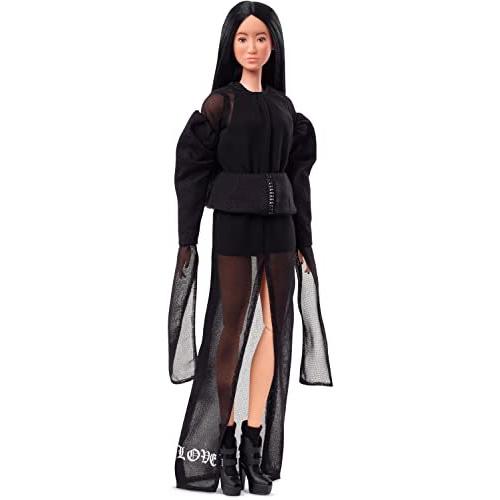 Barbie - バービー バービーあやつり人形 GXL12 Tribute Collection Vera Wang Doll, Wearing Black Romper and Chiff 着せかえ人形、抱き人形-おもちゃ