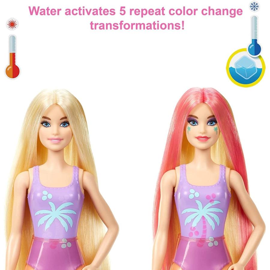 バービー バービー人形 HCD24 Barbie Color Reveal Sunshine and Sprinkles Doll \u0026 Accessories with 25 Suの画像