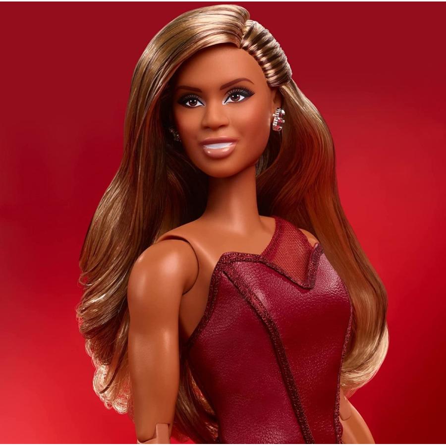 バービー バービー人形 HCB99 Barbie Tribute Collection Laverne Cox Doll, Collectible Doll Wearing Layの画像