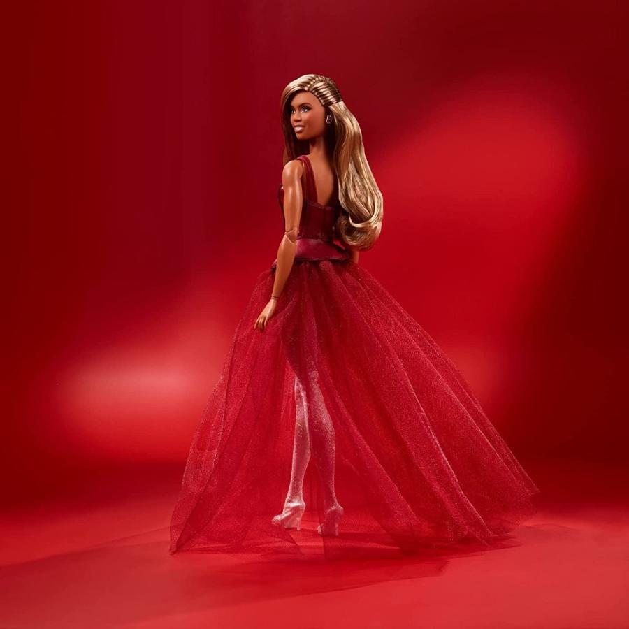 バービー バービー人形 HCB99 Barbie Tribute Collection Laverne Cox Doll, Collectible Doll Wearing Layの画像