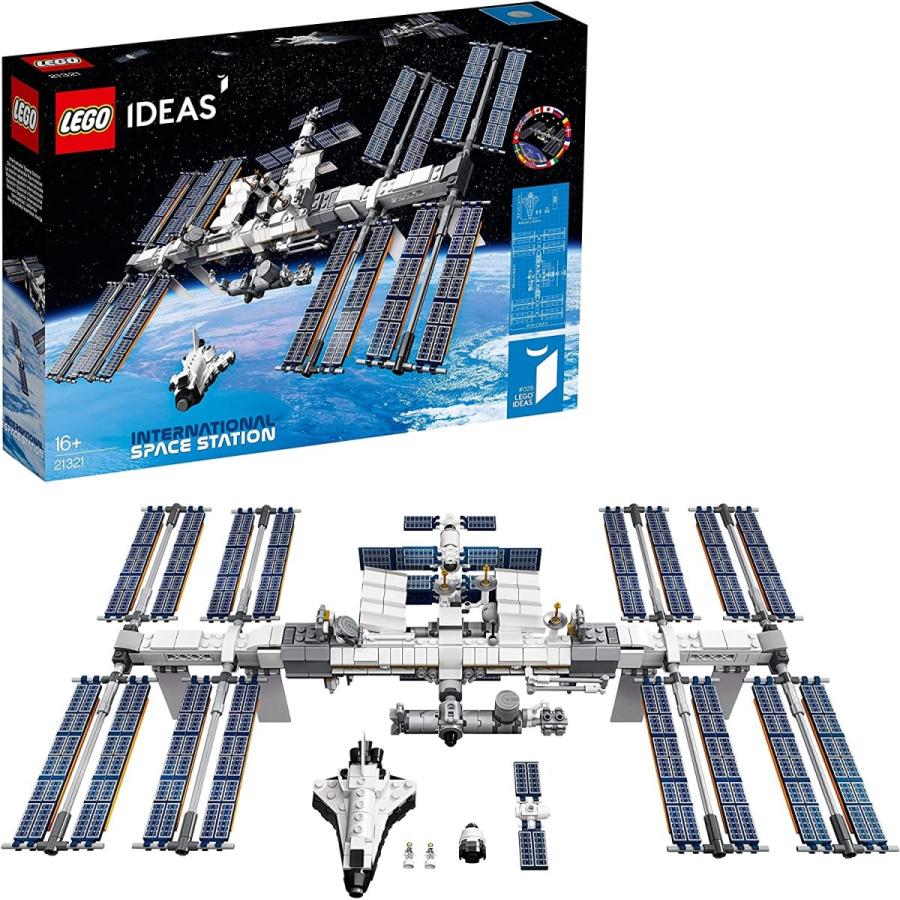 レゴ 21321 Lego Ideas International Space Station 21321 Toy Blocks， Present， Universe， Boys， Girls， Ages 16