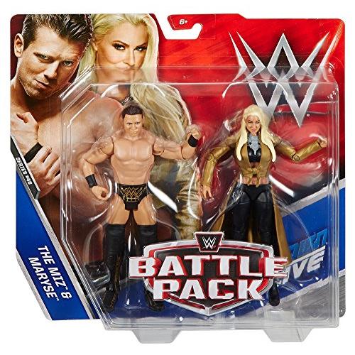 WWE 図形 亜米利加直輸入 DXG38 WWE The Miz \u0026 Maryse Action Figure (2 Pack) ゲーム、おもちゃ-フィギュア本体-フィギュア