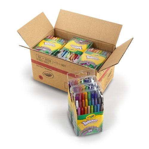 クレヨラ アメリカ 海外輸入 52-9724-5 Crayola Mini Twistable Crayons， 24 Count