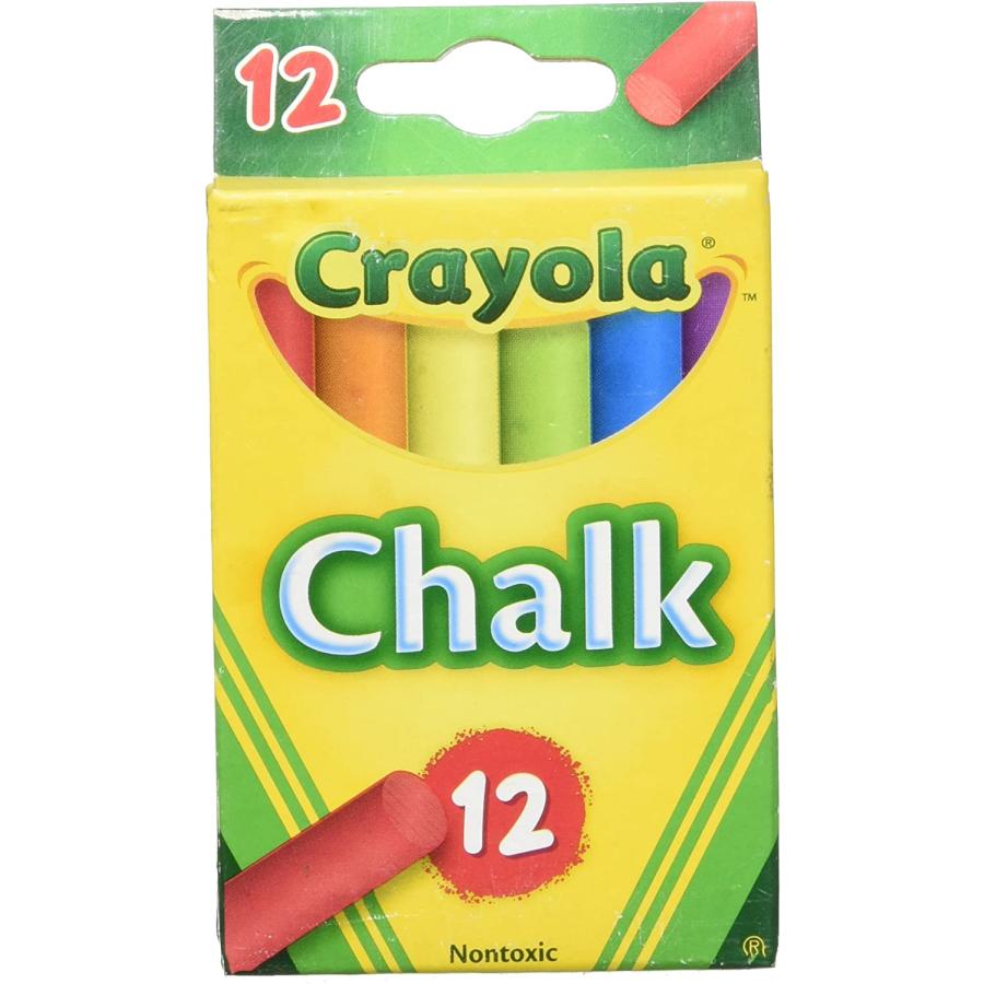 クレヨラ アメリカ 海外輸入 071662008161 Crayola Multi Color Childerns Chalk， 12 per Pack 36 Packs
