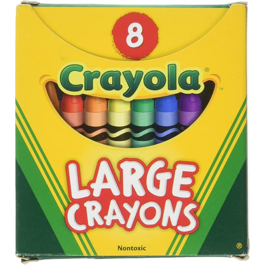 クレヨラ アメリカ 海外輸入 071662000080 Crayola Large Size Tuck Box 8-pk [Set of 3]