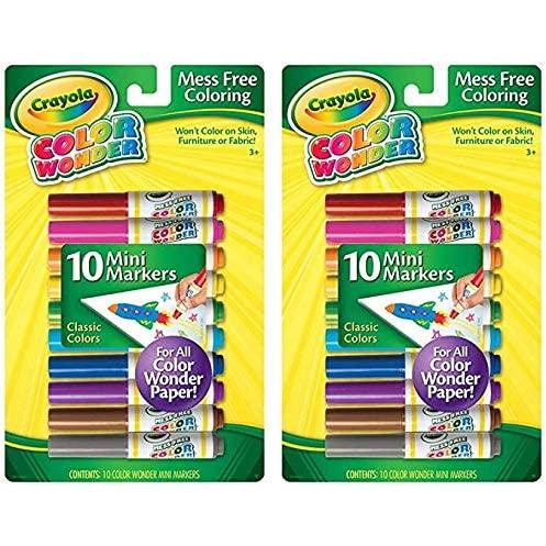 クレヨラ アメリカ 海外輸入 Crayola Color Wonder Markers， 10 Count (2-pack)